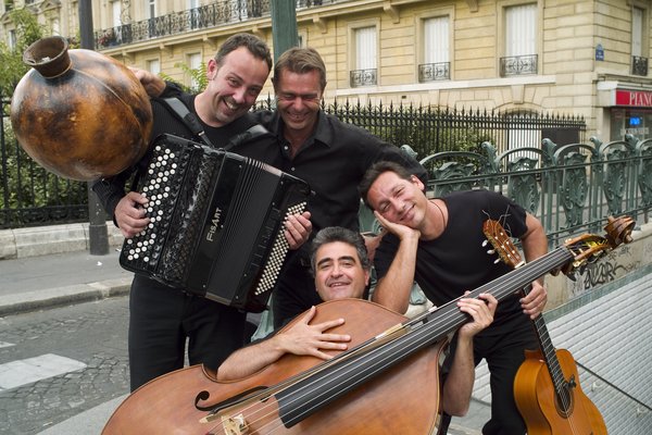 Le quartet de Renaud Garcia-Fons. Photo Jan Scheffner (droits réservés).
